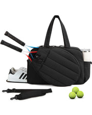 Sport Bag for Tennis Sports Gym Duffle Bags with Shoe Compartment Wet Pocket Overnight Weekend Travel Bag