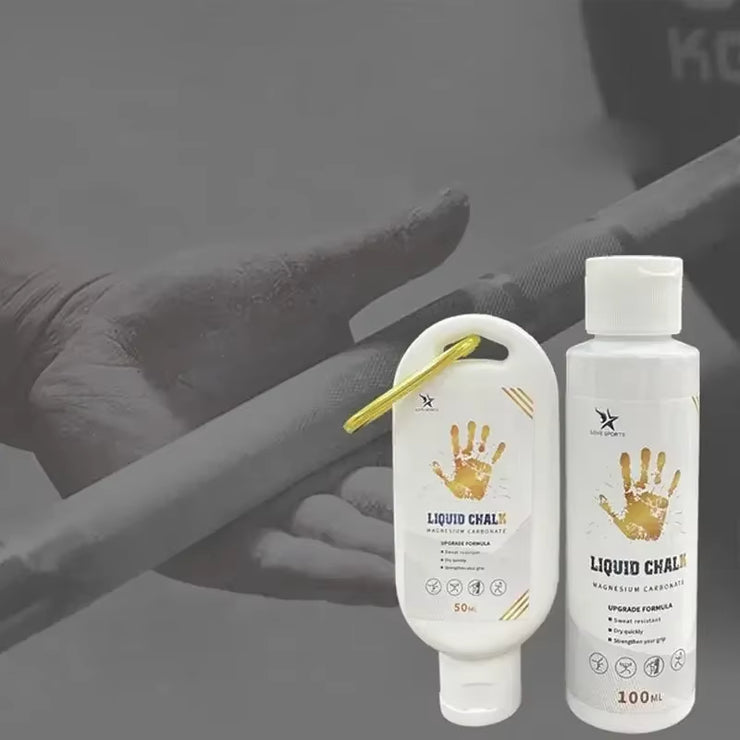 NEW 50/100/200Ml Liquid Chalk Sports Magnesium Powder Fitness Weight Lifting anti Slip Cream Grip Weight Lifting Climbing Gym