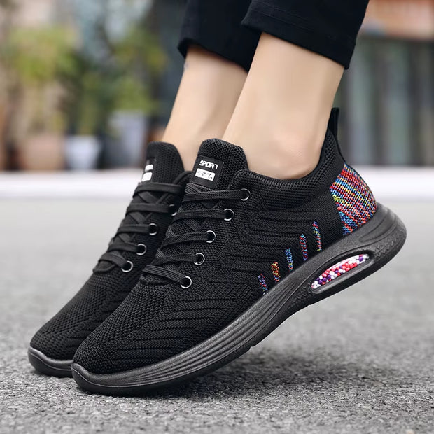 Autumn Women'S Sports Shoes with Platform Comfortable Tennis Female Air Cushion Sneaker Woman Gym Luxury Shoes