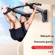 Horizontal Bar Household Indoor Wall Pull up Device, Perforated Single Pole Lifting Ring, Home Fitness Equipment