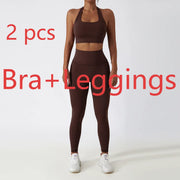 Newest Zipper Long Sleeve Yoga Set 2PCS High Waist Fitness Sport Gym Suit Sportwear Women Set Workout Clothestracksuit Academic