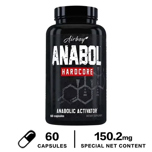 Anabol Hardcore Supplement - Repair Muscle, Muscle Growth, Energy Support, Metabolism, Improved Endurance, Improves Performance
