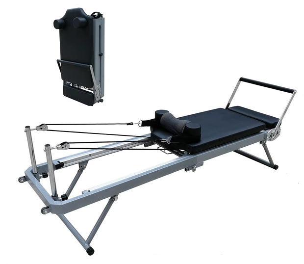 Pilates Reformer Fitness Equipment for Home Foldable Yoga Bed Strength Training Machine
