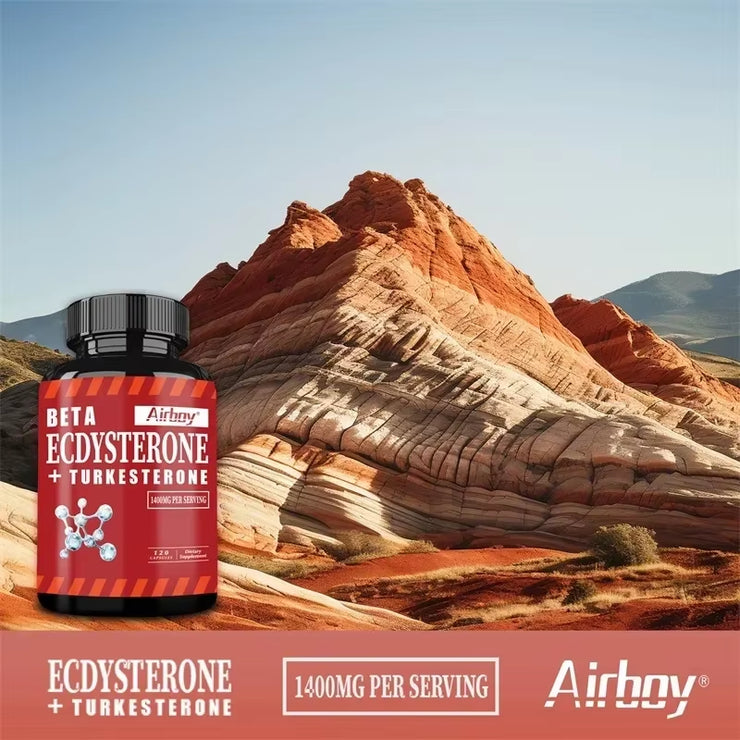 Beta Ecdysterone and Turkesterone Supplements - Muscle Mass Increase, Anabolic Activity Support, Muscle Developmentsupplements