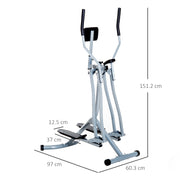 Cross Trainer Air Walker Glider Home Gym Fitness Workout Machine, Grey