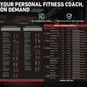 Home Gym Station, Workout Station with 105LBS Weight Stack, Home Gym Equipment W/ Handle Set