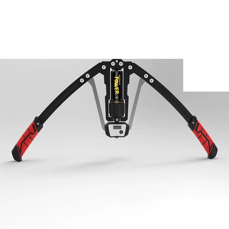 Hydraulic Power Chest Expander Arm Twister Trainer Exerciser Adjustable Smart Counter Home Gym Upper Body Strength Training