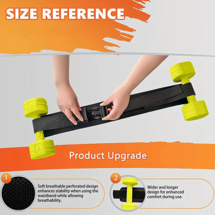 1Pc Pro-Grade Hip Thrust Belt - Enhance Strength Training, Body Exercise, and Pilates with Dumbbells and Kettlebells