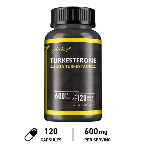 Turkesterone Supplement - Improves Male Performance, Endurance, Motivation, Focus & Muscle Mass