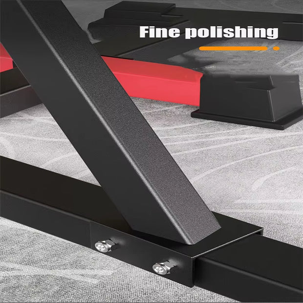 Household Commercial Squatting Machine, Load-Bearing Festival, Full-Body Exercise, 12 Gears Can Be Adjusted, 200Kg