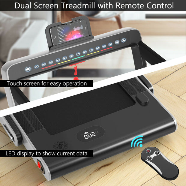 Folding Treadmill Electric 1-12KM/H with Bluetooth