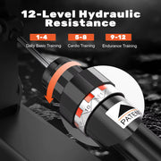 Magnetic Rowing Machine, Rowing Machines for Home Gym, 160KG/350 LBS Weight Capacity, 16 Levels of Quiet Resistance