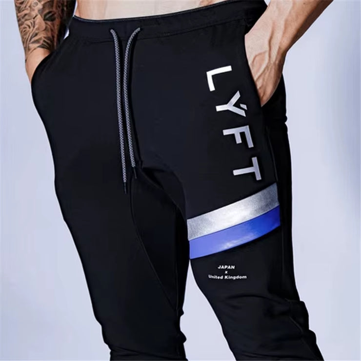 JAPAN Brand Joggers Men Sweatpants Gym Running Pants Mens Fitness Bodybuilding Gym Men Jogging Pants Zipper Sweatpants Trousers