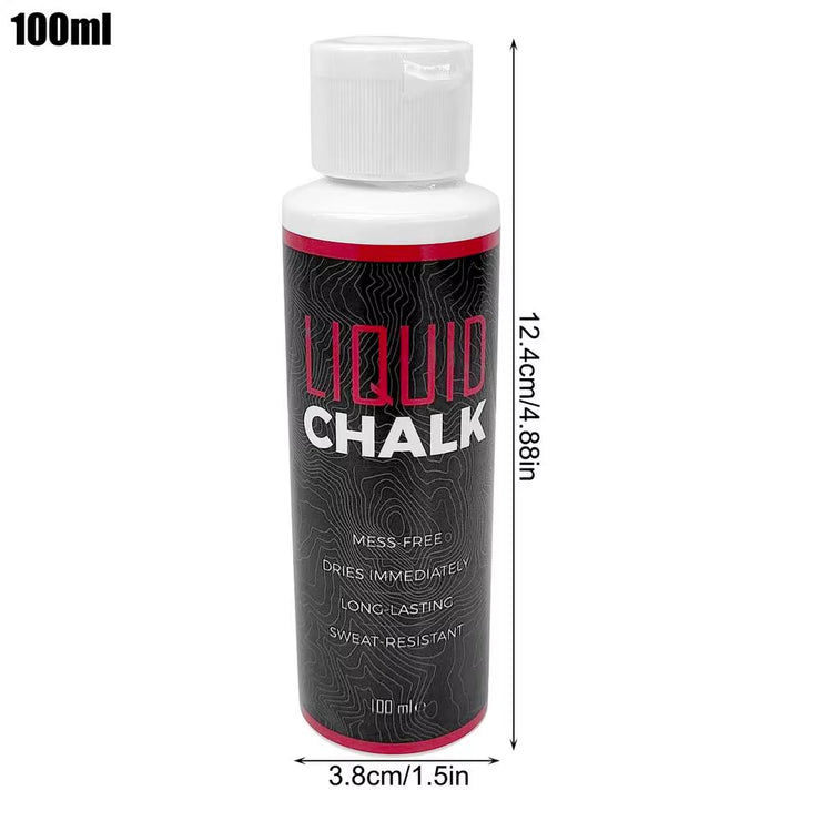 50Ml/100Ml Liquid Chalk Sweat-Resistant Workout Magnesium Powder Anti-Slip Cream Grip Weight Lifting Climbing Gym Sports Chalk