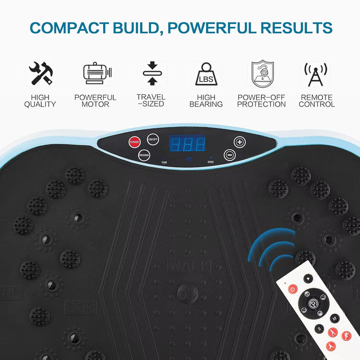 Vibration Slimming Plate Exercise Machine Whole Body Fitness Vibration Platform Home Training Equipment for Recovery & Wellness