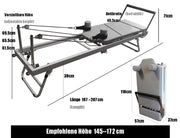 Pilates Reformer Fitness Equipment for Home Foldable Yoga Bed Strength Training Machine