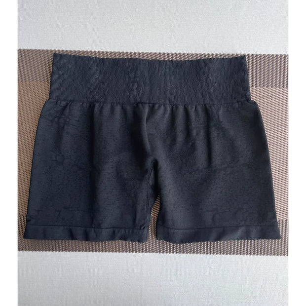 Digital Seamless Shorts Women Soft Workout Tights Fitness Outfits Spandex Yoga Short Gym Wear Digital Seamless