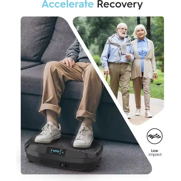 New Arrivals Vibration Plate- 4D & Oscillation Two Types Vibration Platform, Whole Body Workout Vibration Plate Exercise Machine