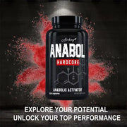 Anabol Hardcore 120 Capsules - Muscle Building, Improves Fitness Performance, Energy Support