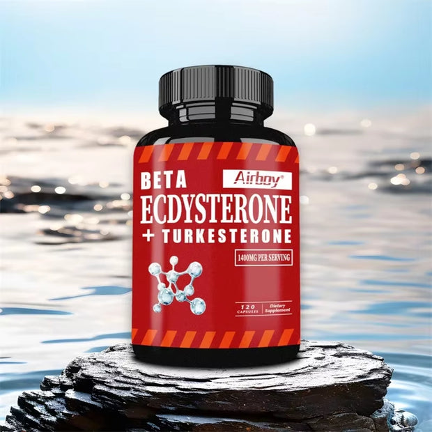 Beta Ecdysterone and Turkesterone Supplements - Muscle Mass Increase, Anabolic Activity Support, Muscle Developmentsupplements
