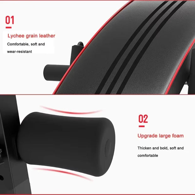 Upgrade Sit-Ups Dumbbell Bench Adjustable Weight Bench for Full Body Workout Multi-Purpose Utility Weight Bench for Home Gym