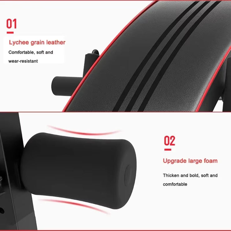 Upgrade Sit-Ups Dumbbell Bench Adjustable Weight Bench for Full Body Workout Multi-Purpose Utility Weight Bench for Home Gym