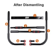 Indoor Fitness No Drilling Horizontal Bars Pull up Trainer Workout Grip Handle Home Gym Bodybuilding Sports Exercise Equipments