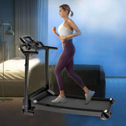 Electric Motorised Treadmill Folding Running Walking Machine Home Gym 9% Incline