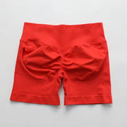 Impact Shorts Women Seamless Roll-Up Sports Shorts Hip Stretch Fitness Clothes Running Shorts Women'S Gym Impact Leggings