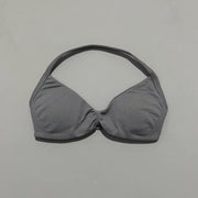 Impact Strappy Bra Gym Top Women High Support Thin Strap Halter Sports Seamless Bras Scrunch Push-Up Workout Yoga Tanks