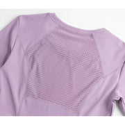 Slim Fit Yoga Shirt Women Long Sleeve Gym Top Breathable Athletic Tee Lightweight Quick Dry Running Shirt Autumn New