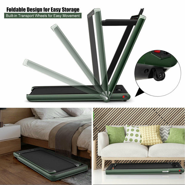 Folding Treadmill Electric 1-12KM/H with Bluetooth