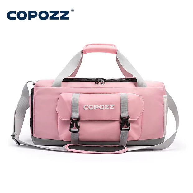 Sports Gym Bag 30L with Shoes Compartment Waterproof Bag Unisex Handbag Crossbody Support Durable Fitness Travel Bags