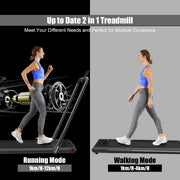 Folding Treadmill with LED Display Bluetooth Speaker