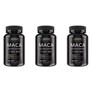 Organic Maca Root Powder Capsules 1500Mg Containing Maca Root Extract,Ashwagandha,Black Pepper, Supplements for Men