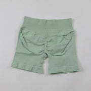 Impact Shorts Women Seamless Roll-Up Sports Shorts Hip Stretch Fitness Clothes Running Shorts Women'S Gym Impact Leggings