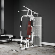 Multifunction Home Gym Weight Training Workout Station White