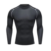 Men Compression Running T-Shirt Fitness Tight Long Sleeve Sport Shirts Training Jogging Tops Gym Sportswear Quick Dryer T-Shirt
