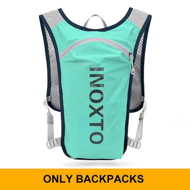 Waterproof Running Backpack 5L Ultra-Light Hydration Vest Mountain Bike Bag Men Breathable Gym Bag 2L Water Bag