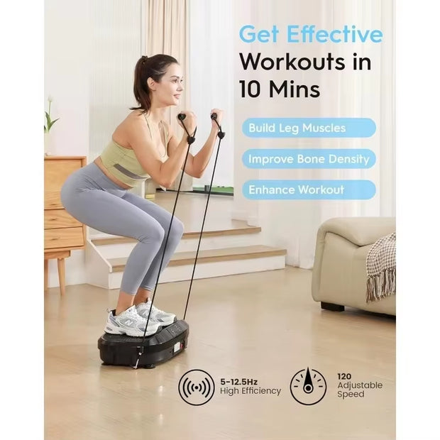 New Arrivals Vibration Plate- 4D & Oscillation Two Types Vibration Platform, Whole Body Workout Vibration Plate Exercise Machine
