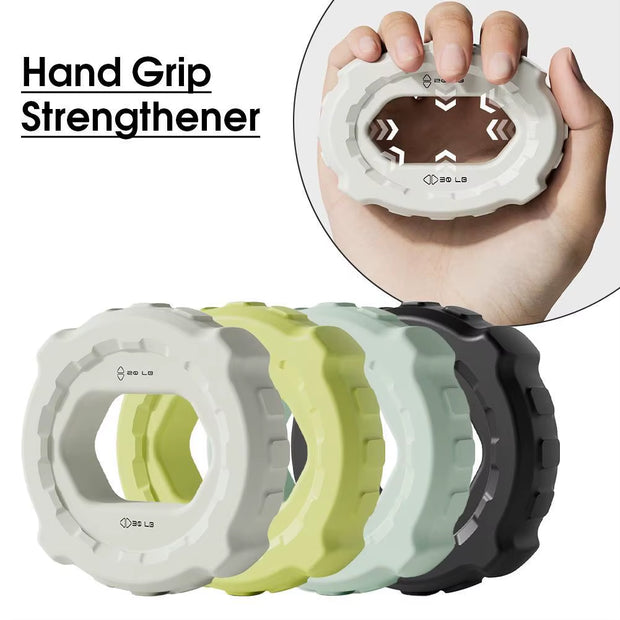 Hand Fitness Finger Grips Intensity Silicone Hand Muscle Strengthener Carpal Expander Exercise Gym Gripper