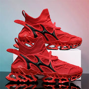 Men'S Blade Type Shoes Breathable Shock Absorption Running Shoes Non-Slip Shoes for Jogging Tennis Gym Casual Walking Sneakers