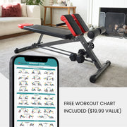 Multi-Functional Adjustable Weight Bench
