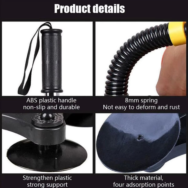 Portable Arm Wrestling Hand Grip Exerciser Wrist Muacle Power Strengthener for Gym Home Spring Forearm Workout Spring Equipments