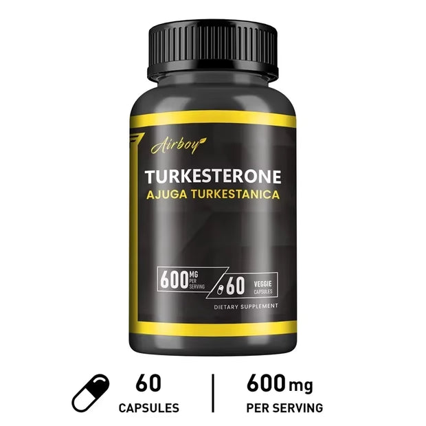 Turkesterone Supplement - Improves Male Performance, Endurance, Motivation, Focus & Muscle Mass