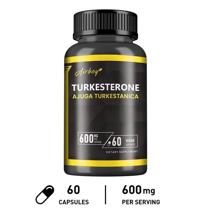Turkesterone Supplement - Improves Male Performance, Endurance, Motivation, Focus & Muscle Mass