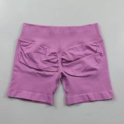 Impact Shorts Women Seamless Roll-Up Sports Shorts Hip Stretch Fitness Clothes Running Shorts Women'S Gym Impact Leggings