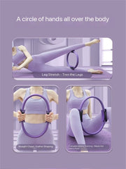 Yoga Pilates Solid Color Fitness Ring, Body Stretching Circle for Strength Training, Yoga Pilate Equipment