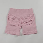 Impact Shorts Women Seamless Roll-Up Sports Shorts Hip Stretch Fitness Clothes Running Shorts Women'S Gym Impact Leggings