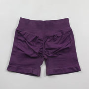 Impact Shorts Women Seamless Roll-Up Sports Shorts Hip Stretch Fitness Clothes Running Shorts Women'S Gym Impact Leggings